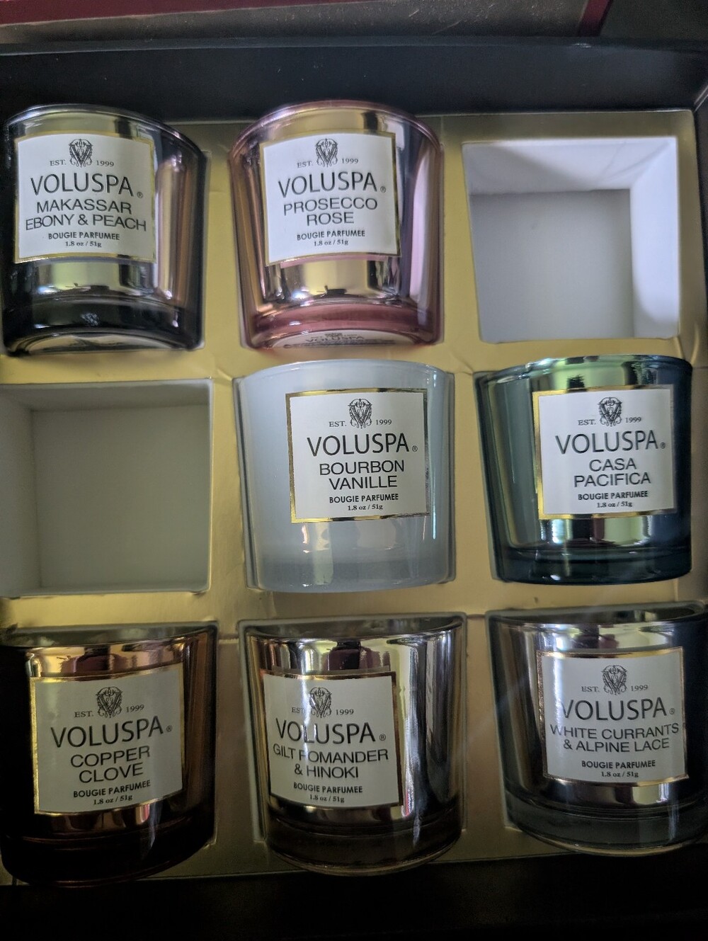 Voluspa Assorted Votive Candle Set - 1.8oz